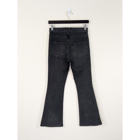 Veronica Beard Jeans Size 26 Charcoal Stretch Beverly Skinny Flare High Rise - Picture 8 of 11